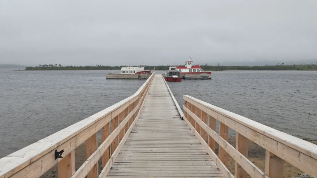 Boardwalk to Western Brook Pond in Gros Morne National Park, Newfoundland